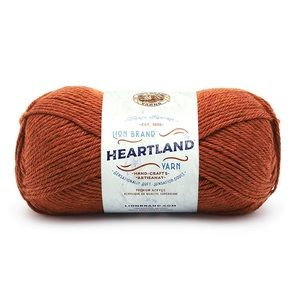 Set of 2: Lion Brand Heartland Acrylic Yarn (502 yd total)